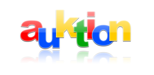 Internetauktion Schriftzug - Internetauktion